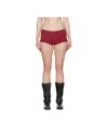 Paloma Wool Striped Shorts In Red