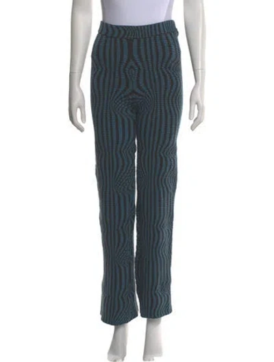Pre-owned Paloma Wool Striped Wide Leg Pants In Blue