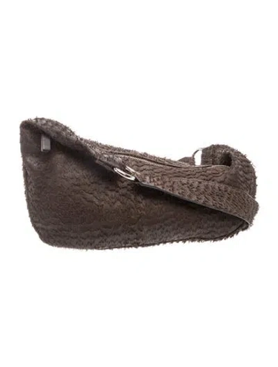 Pre-owned Paloma Wool Suede Shoulder Bag W/ Tags In Brown
