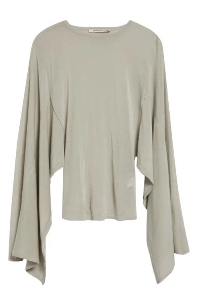 Paloma Wool Suga Sheer Draped Top In Neutral