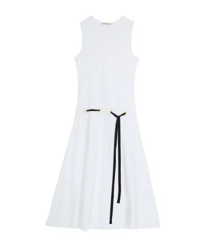 Paloma Wool Suni Eyelet-detail Sleeveless Dress In White