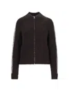 Paloma Wool Grand Slam Zip-up Knitted Cardigan In Brown