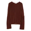 Paloma Wool Ribbed Panel Cardigan In Red
