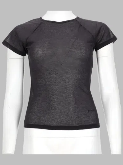 Paloma Wool Slim Fit Wool T-shirt In Black