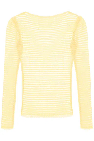 Paloma Wool "taxi Mesh Perforated In Yellow