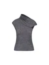 Paloma Wool Aurum Asymmetrical Top In Gray