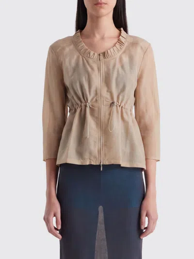 Paloma Wool Top Woman Color Beige In Brown