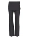 Paloma Wool Trousers With Removable Mini Skirt In Brown