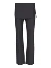 Paloma Wool Trousers With Removable Mini Skirt In Brown