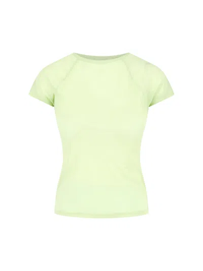 Paloma Wool Embroidered-logo Raglan-sleeve T-shirt In Green