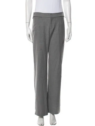 Pre-owned Paloma Wool Tweed Pattern Wide Leg Pants In Gray