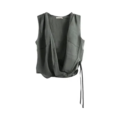Pre-owned Paloma Wool Varn Top 'green' | Women's Size Xs