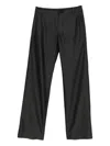 Paloma Wool Pleated Zipper Casual Pants In Black