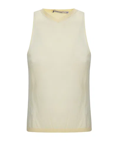 Paloma Wool V-neck Sleeveless Top In Neutral