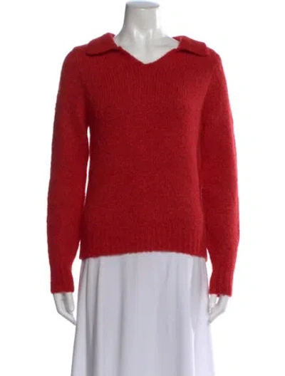 Pre-owned Paloma Wool V-neck Sweater In Red