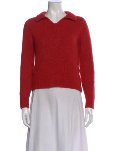 Pre-owned Paloma Wool V-neck Sweater In Red
