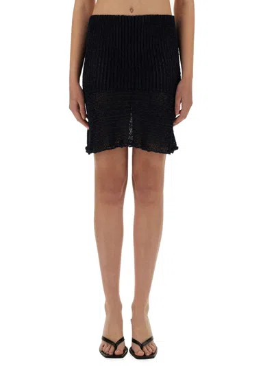 Paloma Wool Whip Skirt In Black