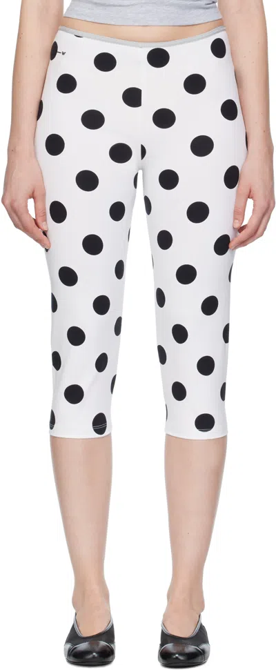 Paloma Wool White & Black Aneu Leggings