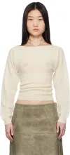 Paloma Wool White Katz Sweater In 0 White
