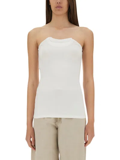 Paloma Wool White Organic Cotton Tops In Neutral