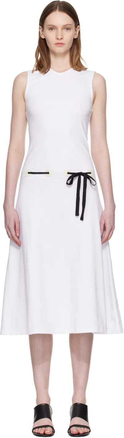 Paloma Wool White Suni Midi Dress