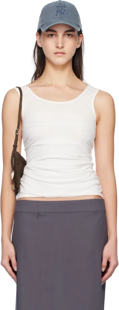 PALOMA WOOL WHITE VICHYL TANK TOP