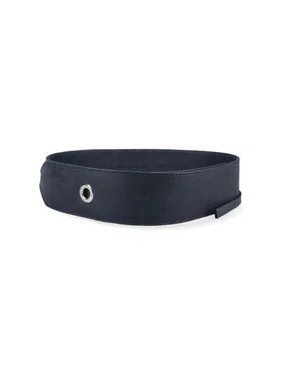 Paloma Wool Wide Grommet Belt In Blue
