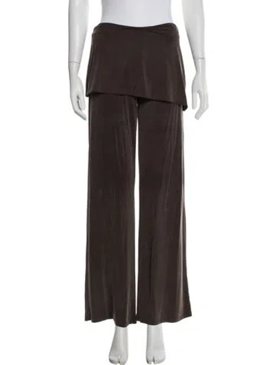 Pre-owned Paloma Wool Wide Leg Pants In Brown