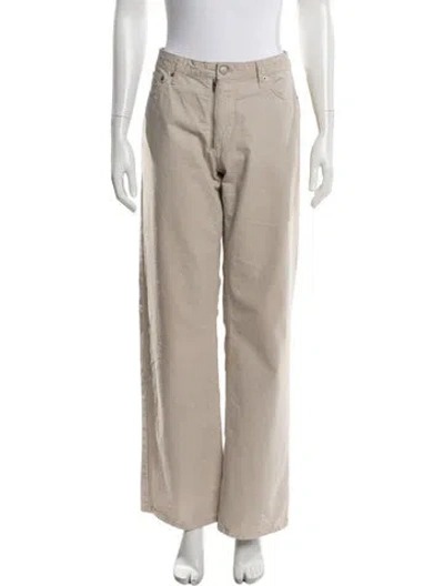 Pre-owned Paloma Wool Wide Leg Pants In Brown/neutrals