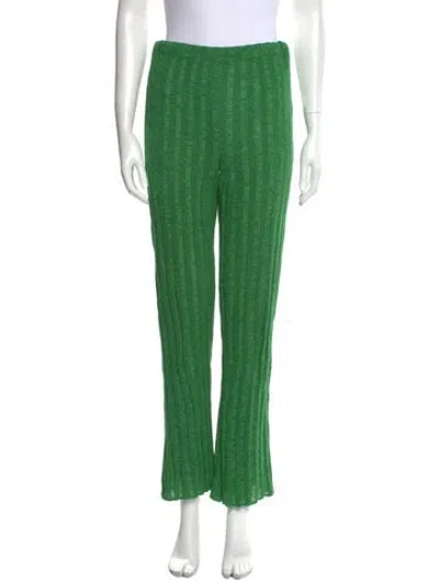 Pre-owned Paloma Wool Wide Leg Pants In Green