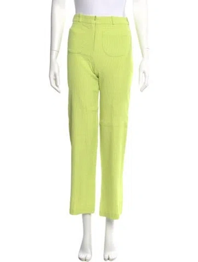 Pre-owned Paloma Wool Wide Leg Pants In Green