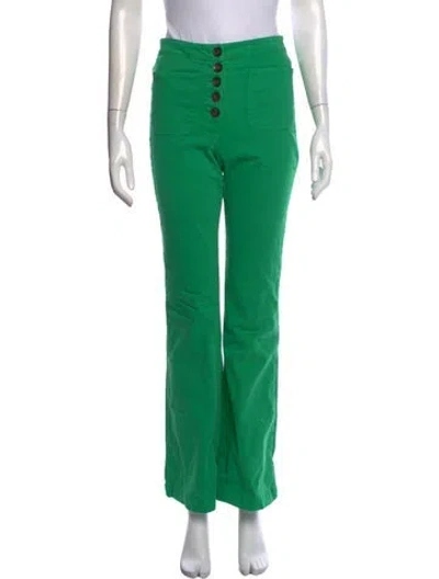 Pre-owned Paloma Wool Wide Leg Pants In Green