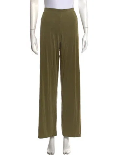 Pre-owned Paloma Wool Wide Leg Pants In Green