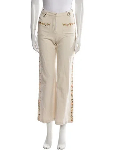 Pre-owned Paloma Wool Wide Leg Pants In Neutral