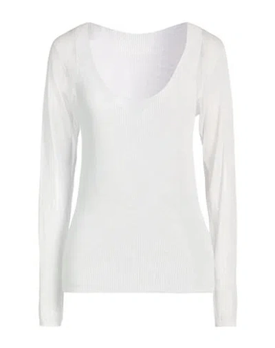 Paloma Wool Woman Sweater Light Grey Size L Tencel Lyocell, Polyamide In Multi