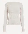 Paloma Wool Women's Aluz Long-sleeve Top In White