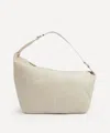 Paloma Wool Women's Big Dry Grey Leather Shoulder Bag In Neutral