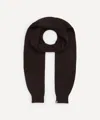Paloma Wool Women's Brown Moix Topo Wool Cuff Sleeve Scarf In Black