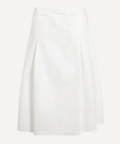 Paloma Wool Women's Dimi White Flared Midi Skirt