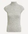 Shop Paloma Wool Women's Husk High Neck Tricot Top