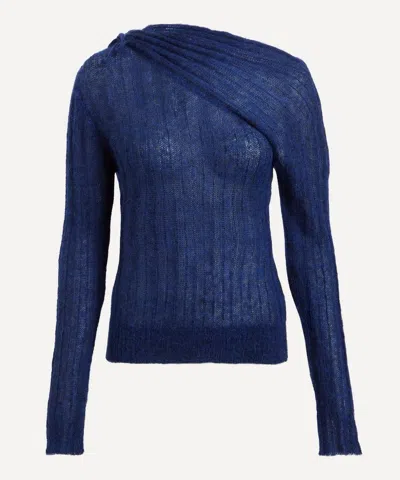 Paloma Wool Women's Kola Tied-neck Open-knit Jumper