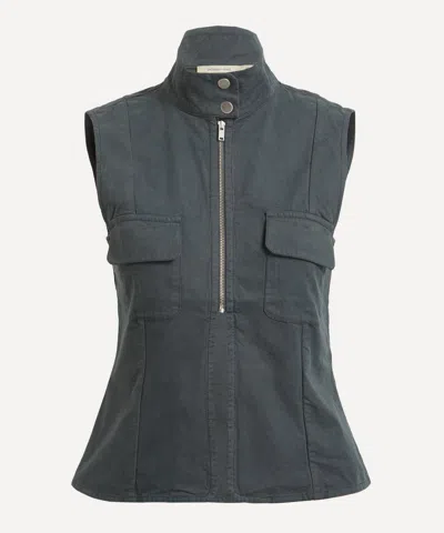 Paloma Wool Women's Lis Washed Twill Zipper Vest