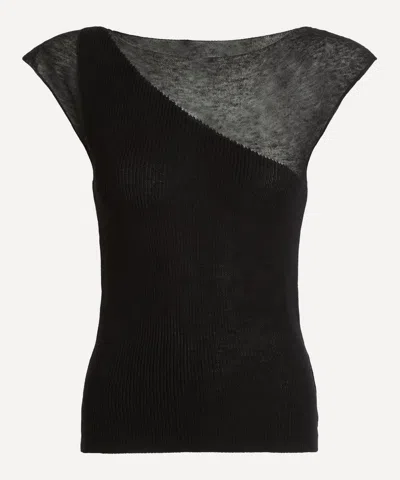 Paloma Wool Women's Nomel Layered Top In Black