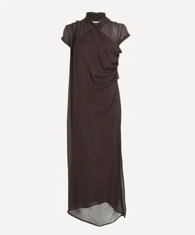Paloma Wool Abito Midi Sully In Brown