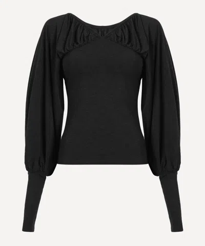 Paloma Wool Women's Tapioca Long Sleeve Top In Black