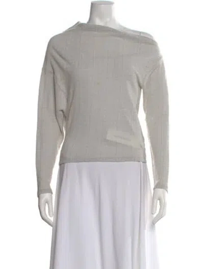 Pre-owned Paloma Wool Wool Bateau Neckline Sweater In Gray