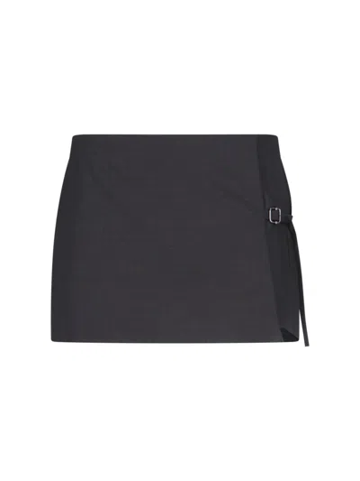 Paloma Wool Wool-blend Mini Skirt In Brown