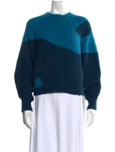 Pre-owned Paloma Wool Wool Colorblock Pattern Sweater In Blue