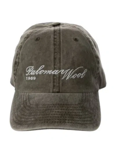 Pre-owned Paloma Wool Wool Cotton Blend Baseball Cap In Green