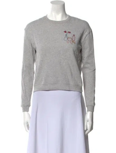 Pre-owned Paloma Wool Wool Graphic Print Sweatshirt In Gray